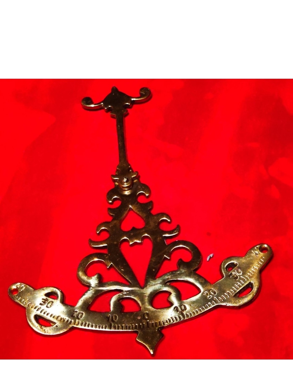 $35 Deal🎈Vintage Brass Inclinometer Pendulum...Firm🎈
